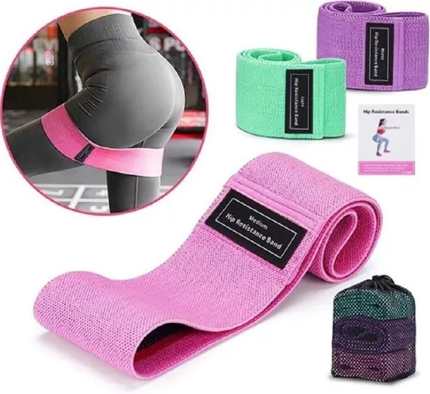 Kit Bandas Tela De Resistencia X3